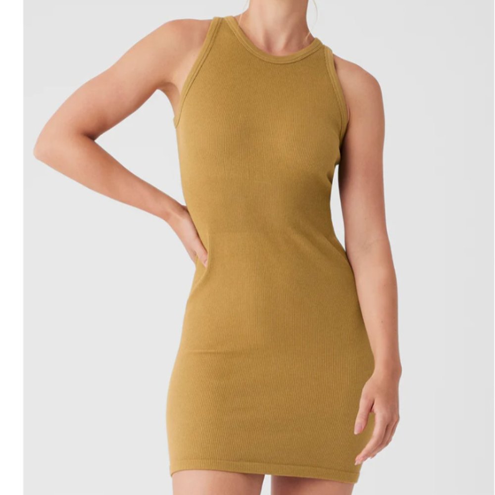 Alo ribbed mini dress